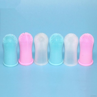 Soft Silicone Pet Tooth Brush Finger Toothbrush Bad Breath Care Pet Dog Cat Cleaning Supplies #6