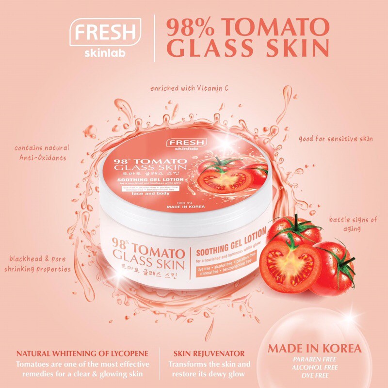 tomato fresh skin care set