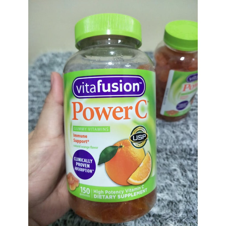 Vitafusion Power C, Gummy Vitamins For Adults (150Count) Shopee