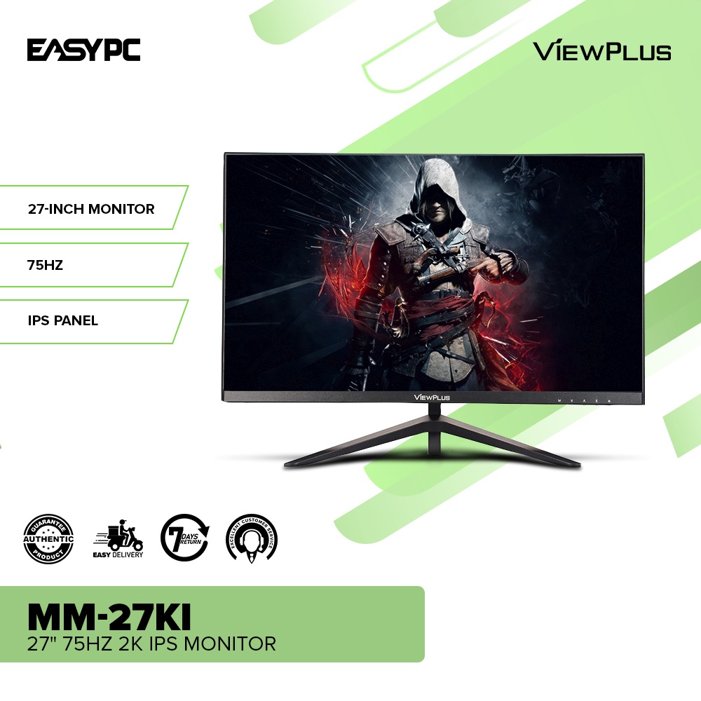 EasyPC Viewplus MM27KI 27" 75Hz 2K IPS Monitor Shopee Philippines