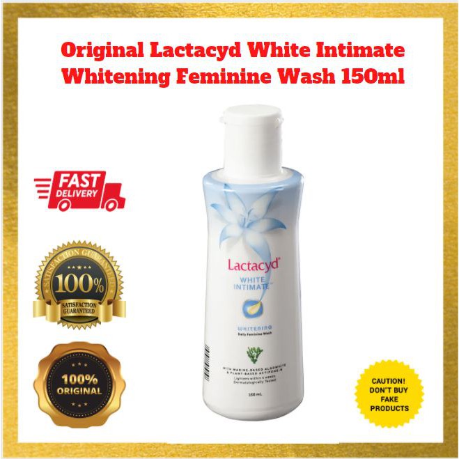 Original Lactacyd White Intimate Whitening Feminine Wash 150ml Shopee