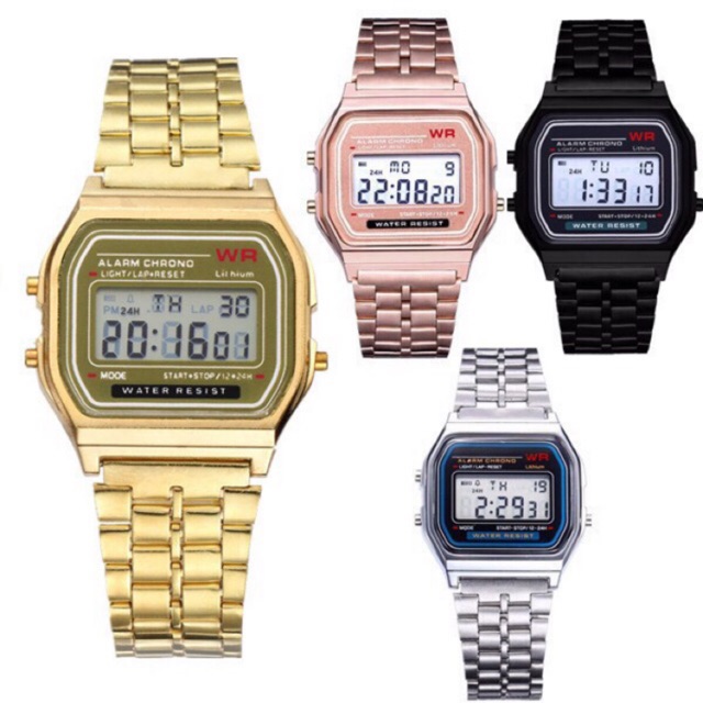 casio women's watch rose gold