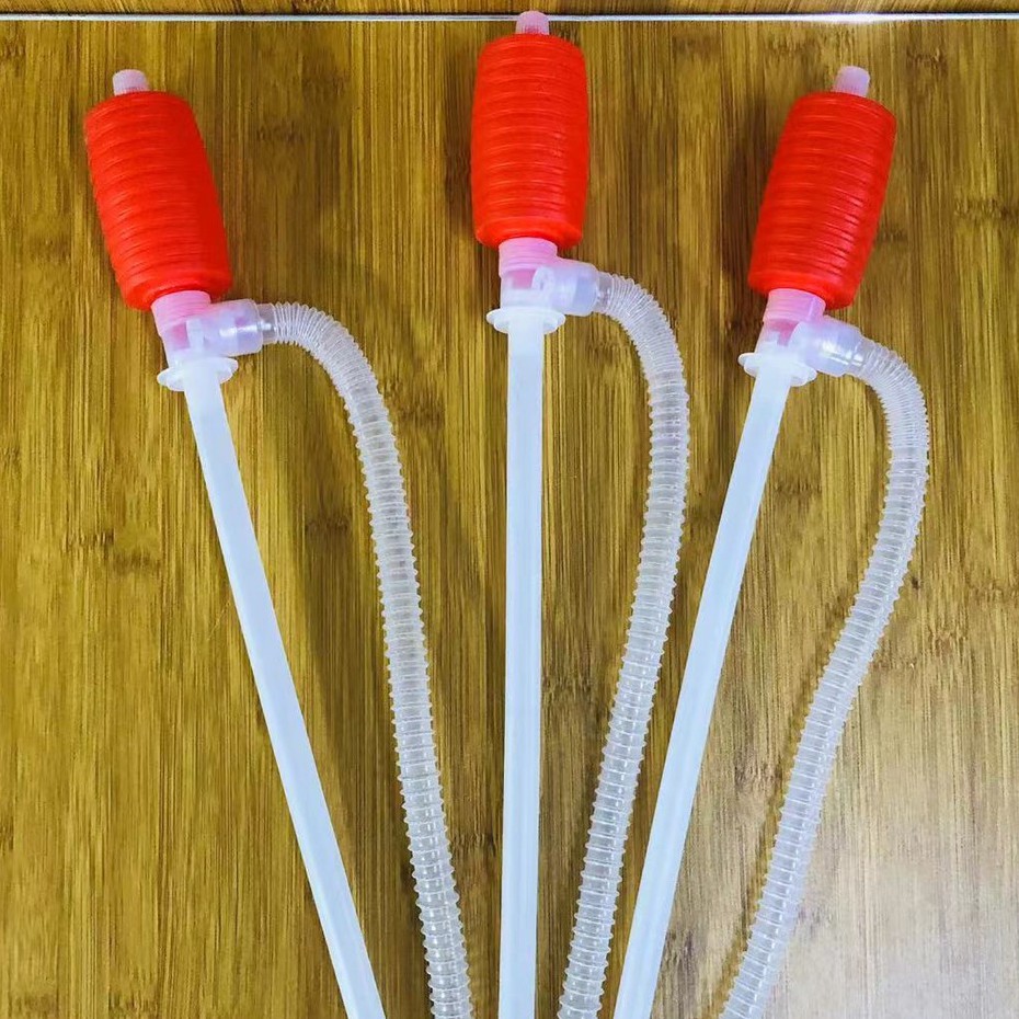 Red Syphon Tube Hand Fuel Pump Gasoline Siphon Hose Gas Oil Shopee