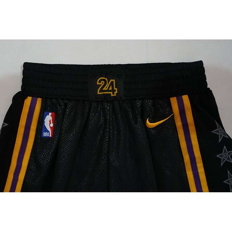 nike lakers shorts black