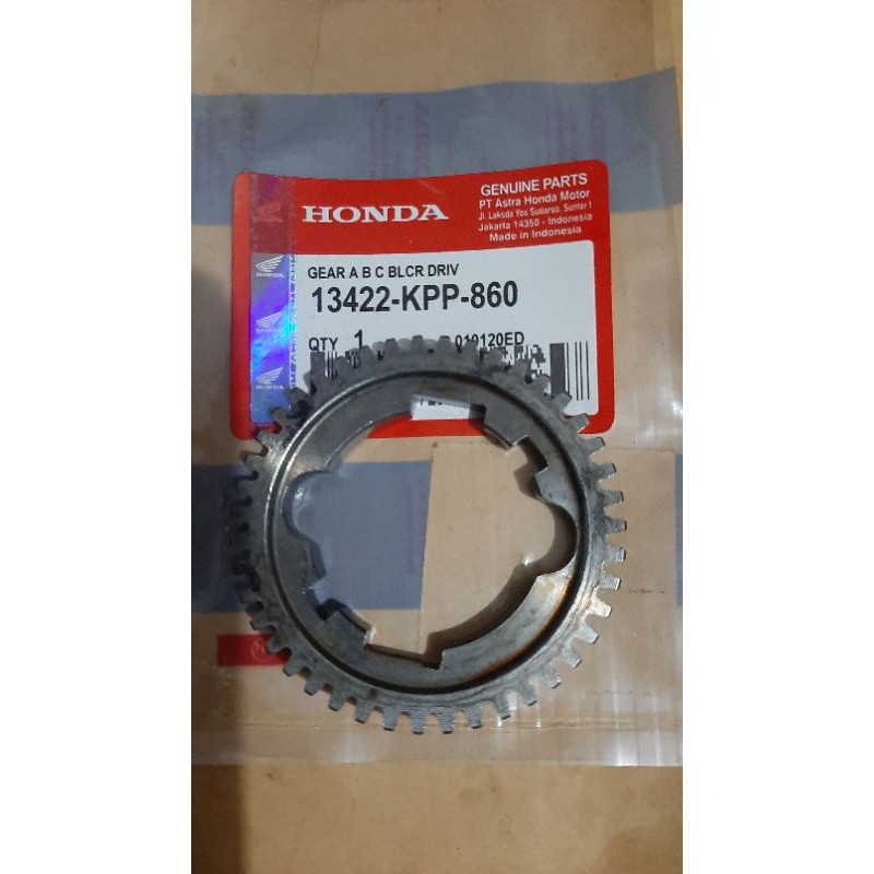 Honda Supra GTR/Sonic Balancer Drive Gear 13422KPP860 for Motorcycle