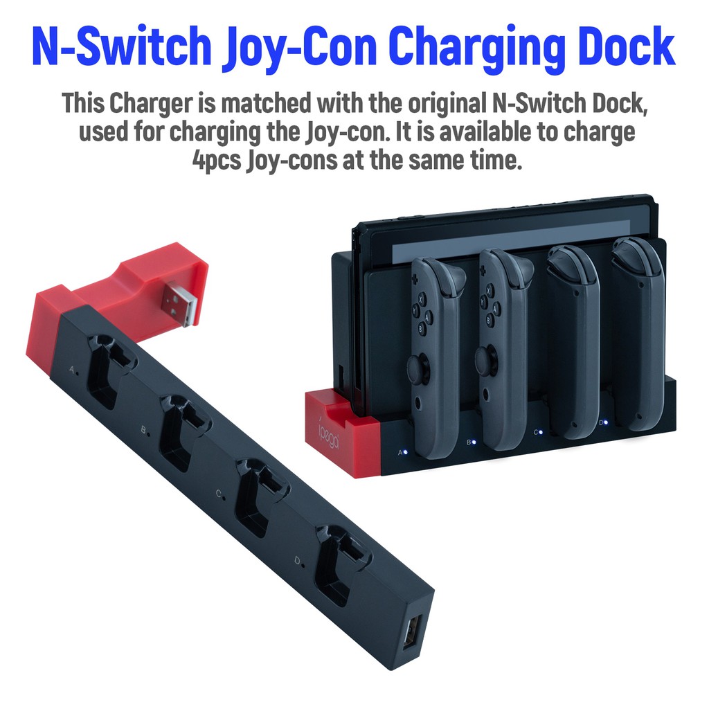 joy con charging dock manual