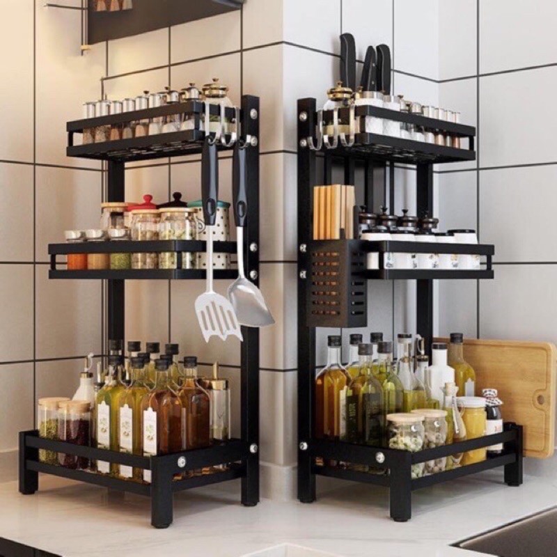 3 Layer Spice Rack Condiments Organizer(COD) Shopee Philippines