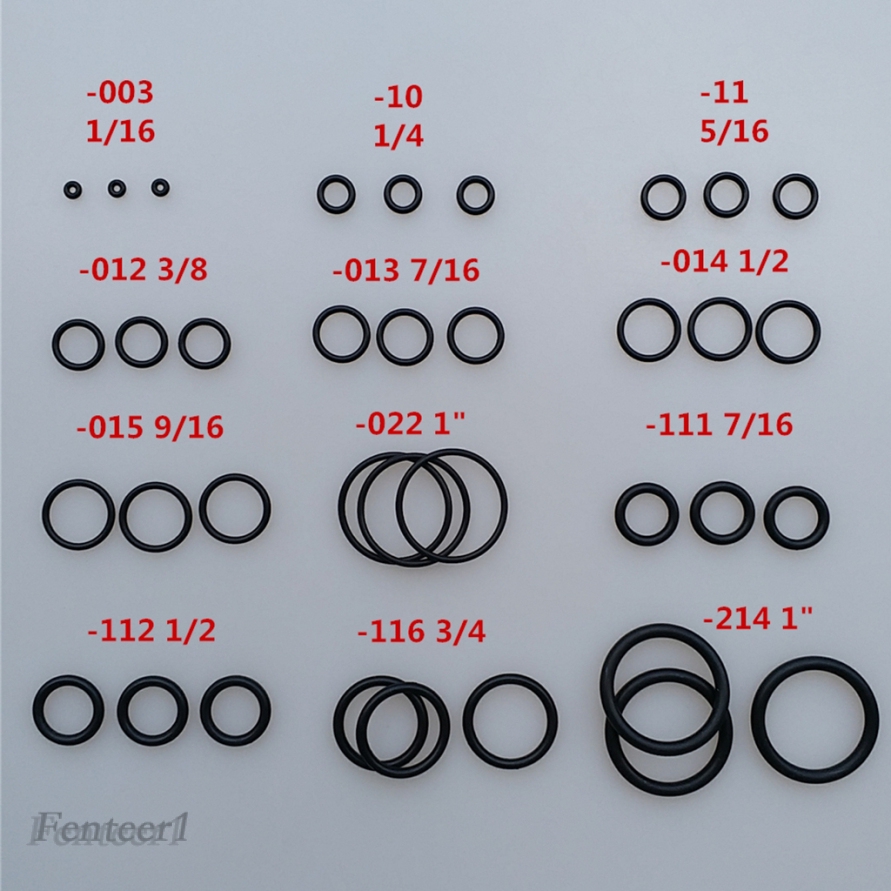 36 Pieces Standard Scuba Diving O Ring Kits for Dive BCD Regulator Hose