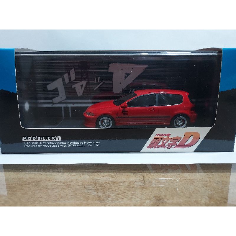 Initial D Modelers Honda Civic EG6 143 Scale Shopee Philippines