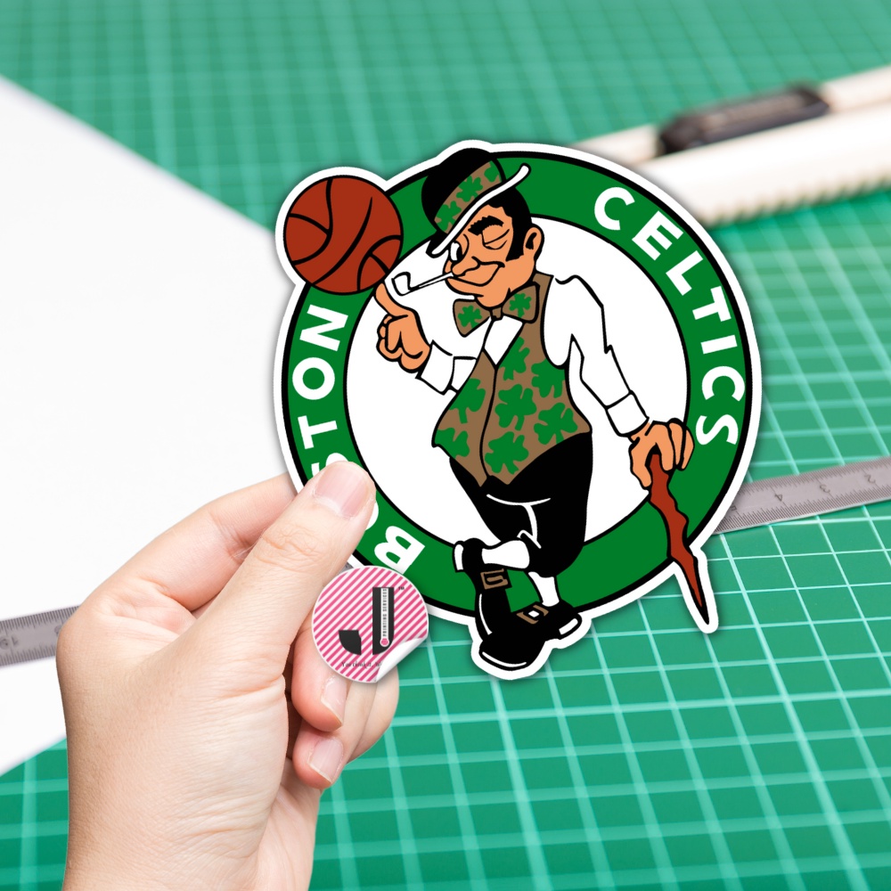 Boston Celtics Sticker Nba Waterproof Sticker Nba Logo Design Nba