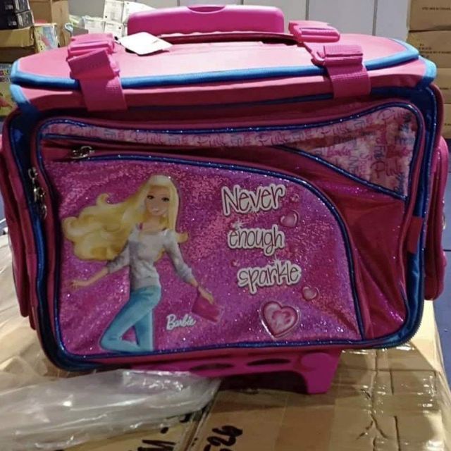 barbie trolley school bags