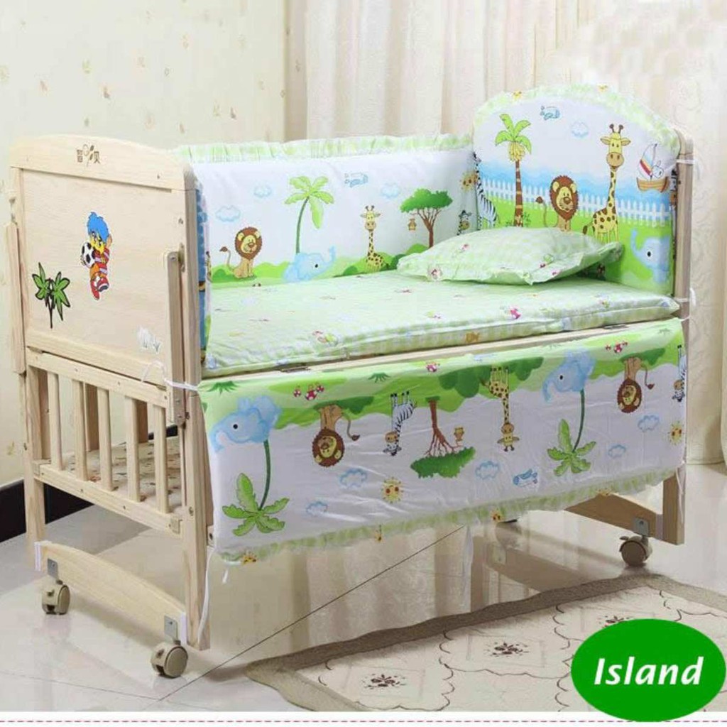 baby cot and change table set