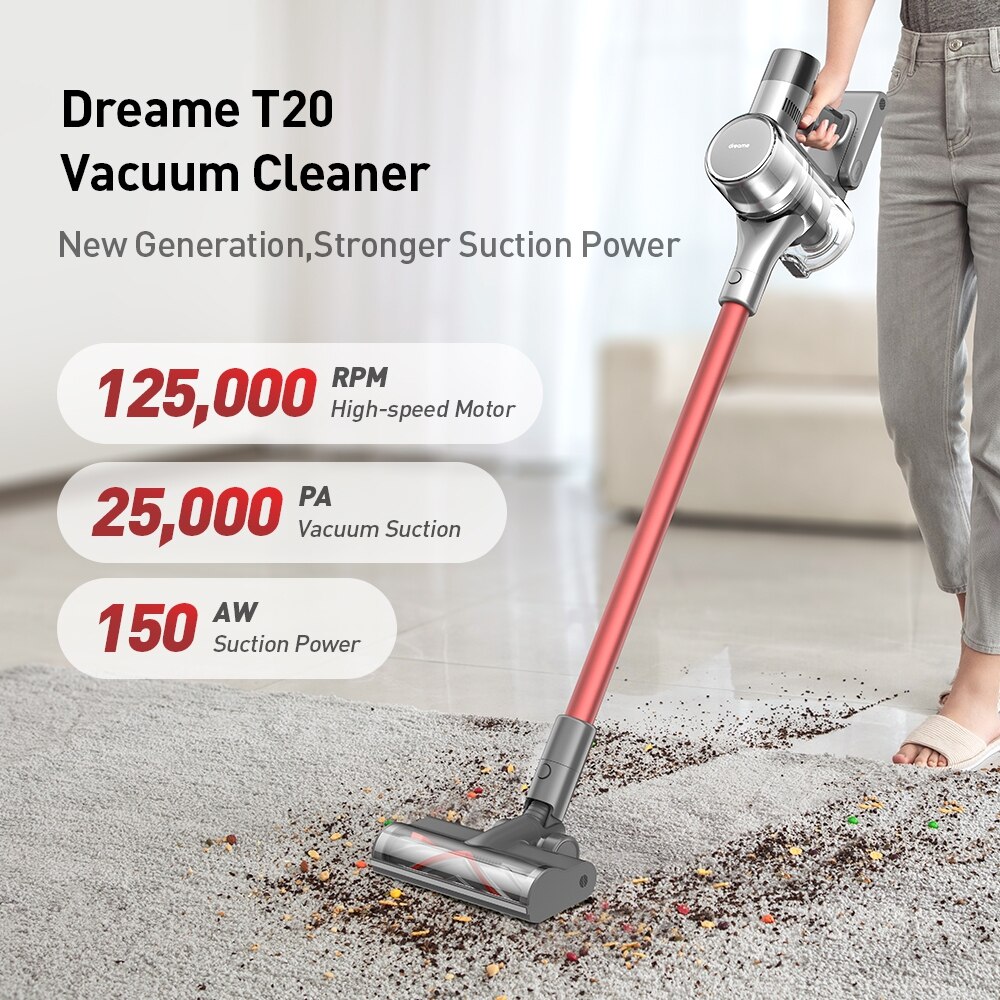 Dreame T20 Handheld Wireless Vacuum Cleaner OLED Display Portable
