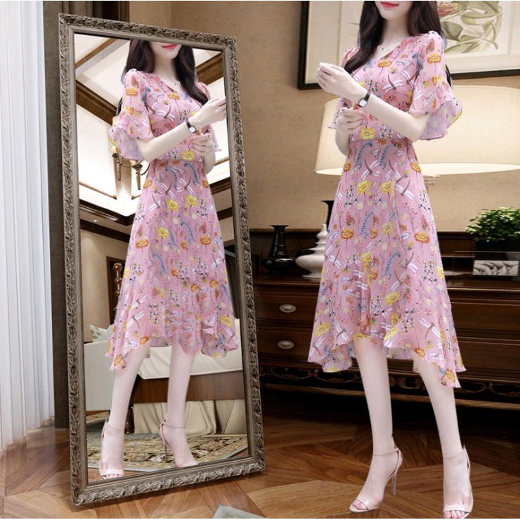 floral dress casual outfit
