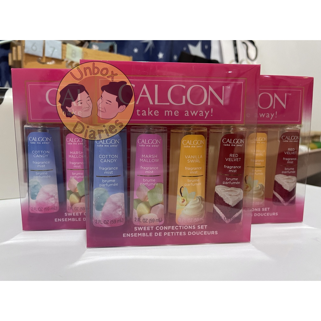 Authentic Calgon Take Me Away Sweet Confections Set 59ml X 4 Shopee Philippines