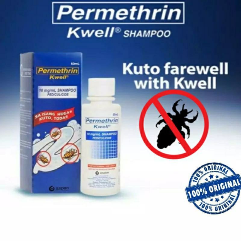 Kwell Permethrin Lice Treatment Shampoo 60ml (kuto alis!!!!) Shopee