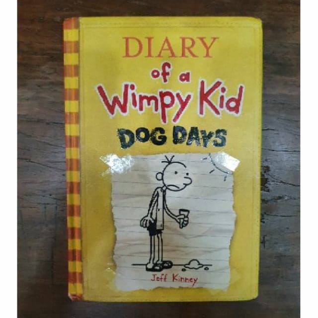 Jeff Kinney - Diary of a Wimpy Kid #4 : Dog Days (Hardbound) | Shopee ...