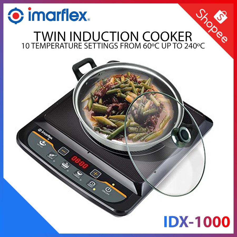 Imarflex Induction Cooker IDX1000 Black Shopee Philippines