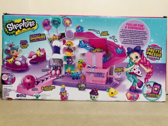 shopkins bowling set