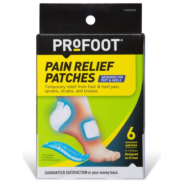Profoot Foot Heel Pain Relief Patches, Plantar Fasciitis Sprains