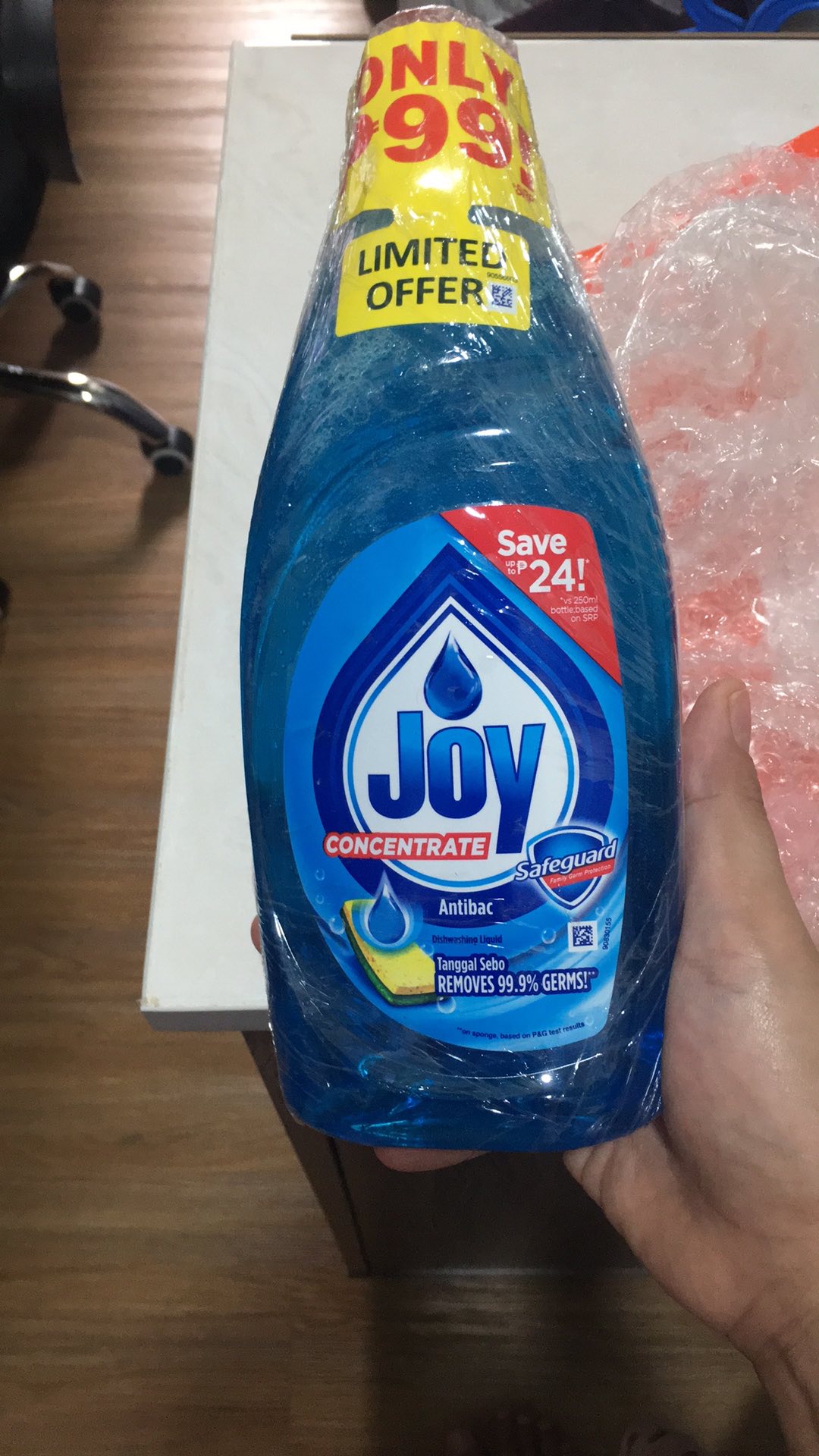 Joy Dishwashing Liquid Anti Bac 495ml Shopee Philippines