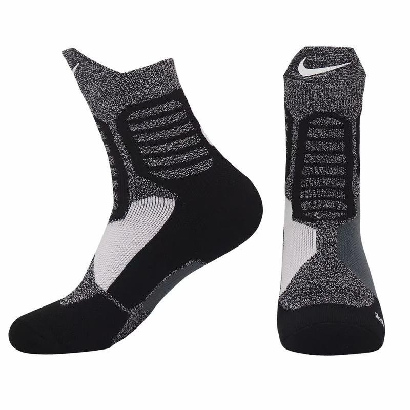 black and white elite socks