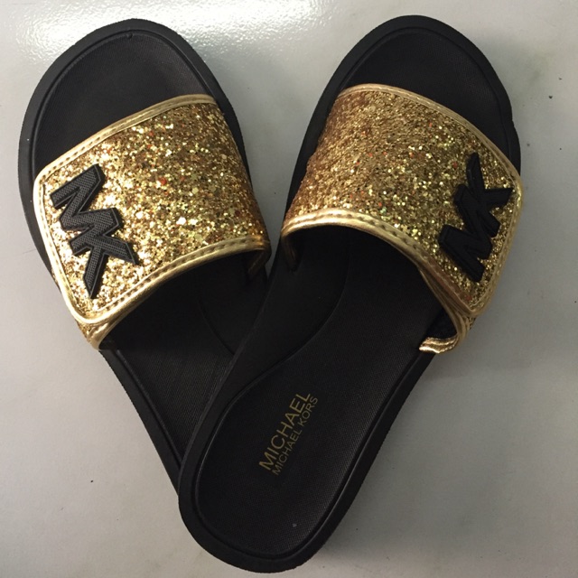 michael kors slides womens green