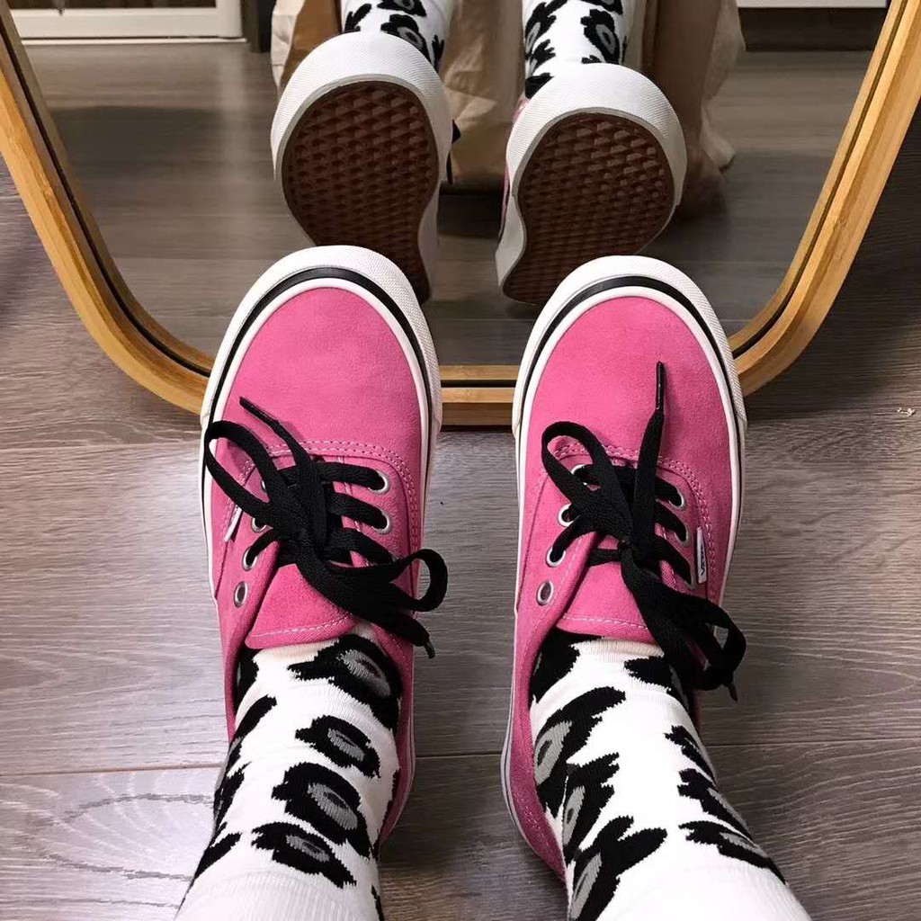 pink and purple vans shoes