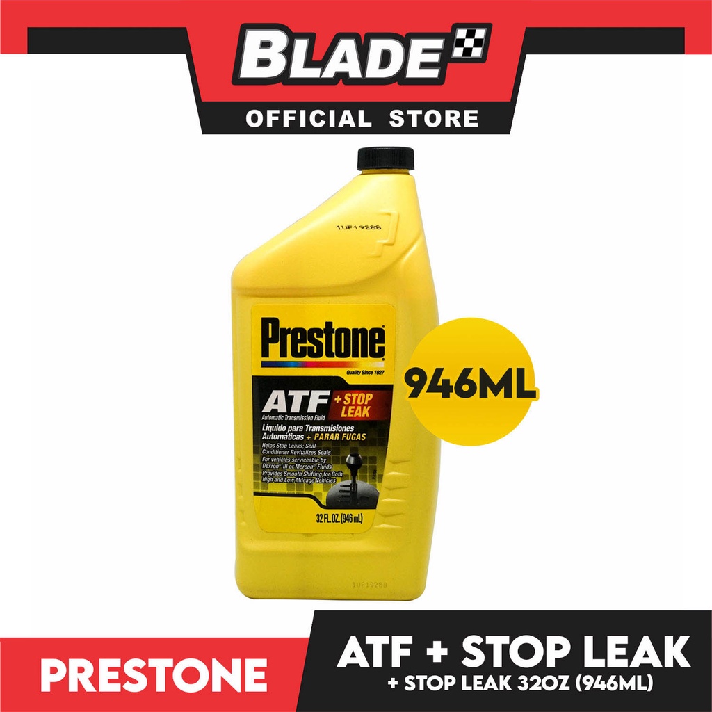 Prestone Automatic Transmission Fluid WITH Stop Leak 946ml ATF Helps