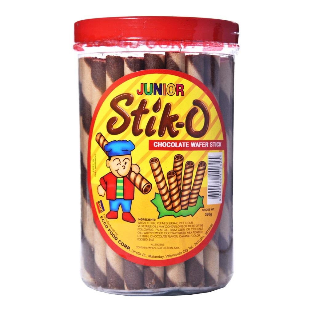Stik-O Junior Choco Wafer Stick 380g | Shopee Philippines