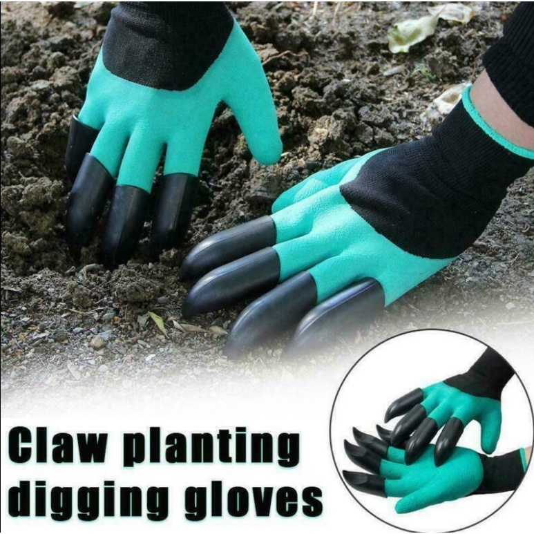 COD Gardening Gloves For Garden Digging Planting with Protection Gloves 8 Claw