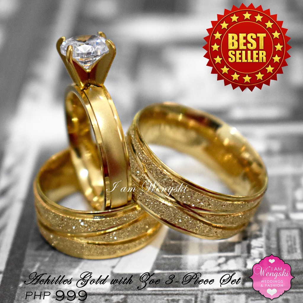 gold ring set for couples