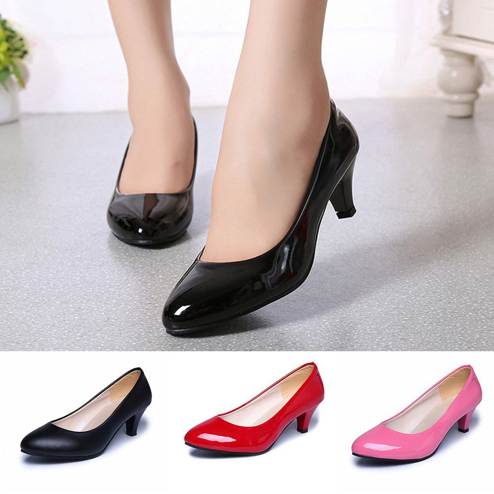 womens leather pumps shoes