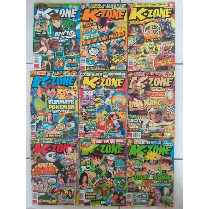 K Zone Magazines Pre Loved Shopee Philippines