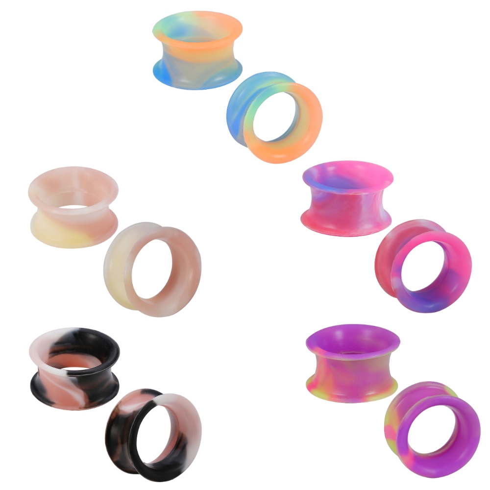 522 mm Ear Expander Flesh Stretcher Piericing Silicone Ear Plug