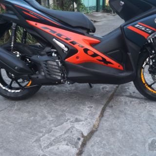 Aerox mags sticker set reflective front and rear v1 v2 | Shopee Philippines