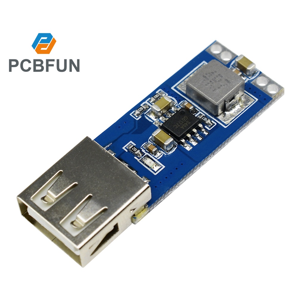 Pcbfun 3V 3.3V 3.7V 4.2V To 5V 2A DC-DC Usb Boost Converter Module ...