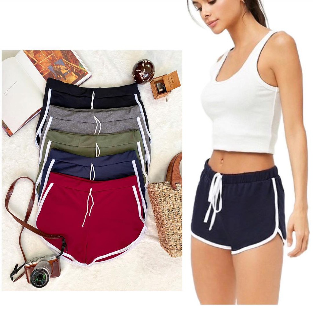 DRAWSTRING DOLPHIN SHORTS / VARSITY SHORTS Shopee Philippines