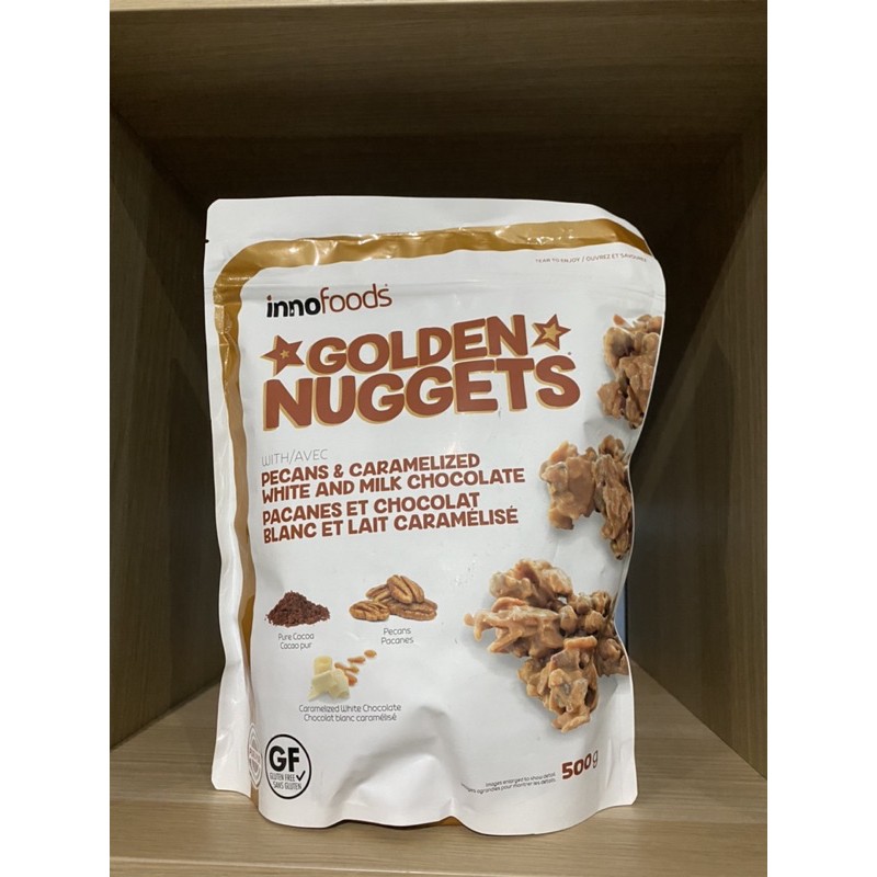 Innofoods Golden Nuggets With Pecans, Chocolates & Maple Syrup 500g