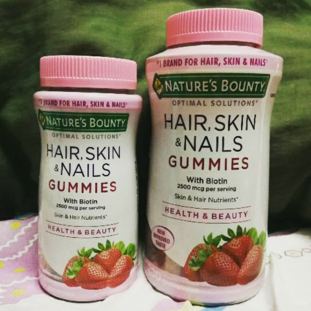 Nature S Bounty Hair Skin Nails Gummies Shopee Philippines