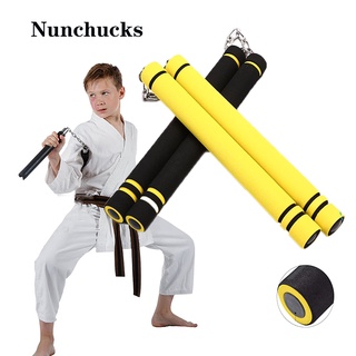 Karate Martial Arts Training Foam Nunchaku Nunchucks Stick Practice Hand Tool 