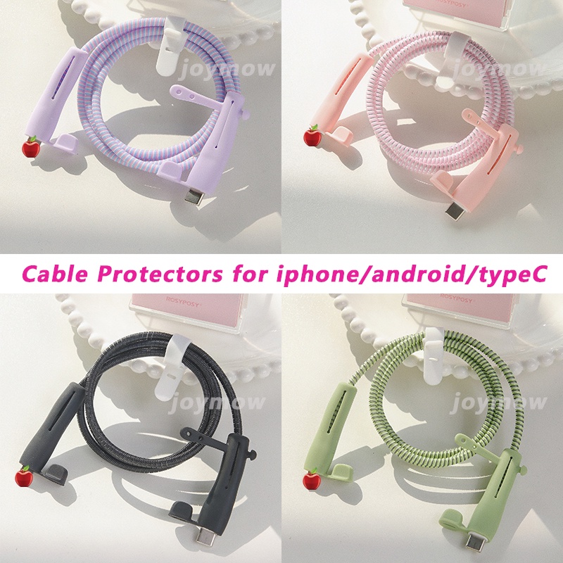 Cable Protector Mobile Phone Charging Cable Winder Sets Compatible for