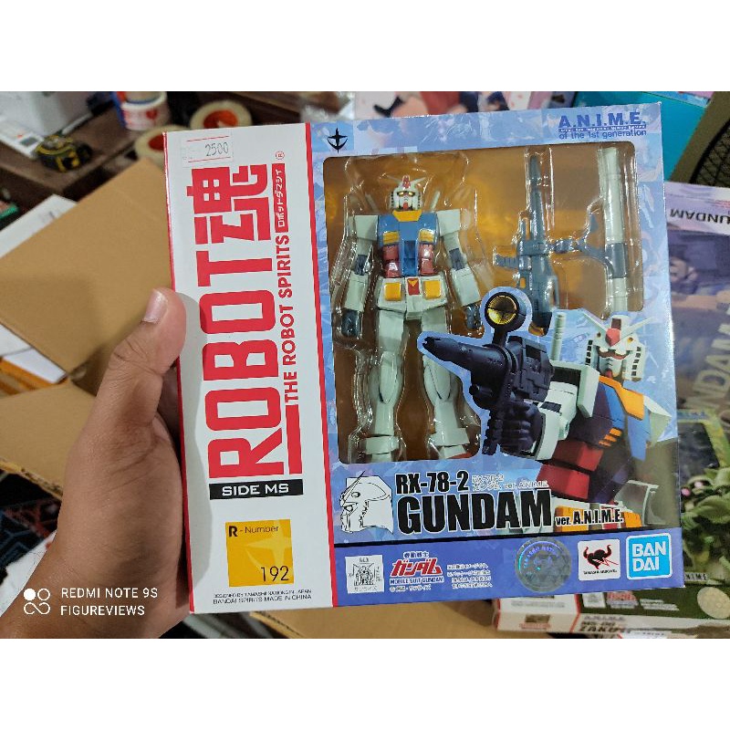 BANDAI Robot Spirits 192 - RX-78-2 Gundam ver ANIME/ver A.N.I.M.E ...