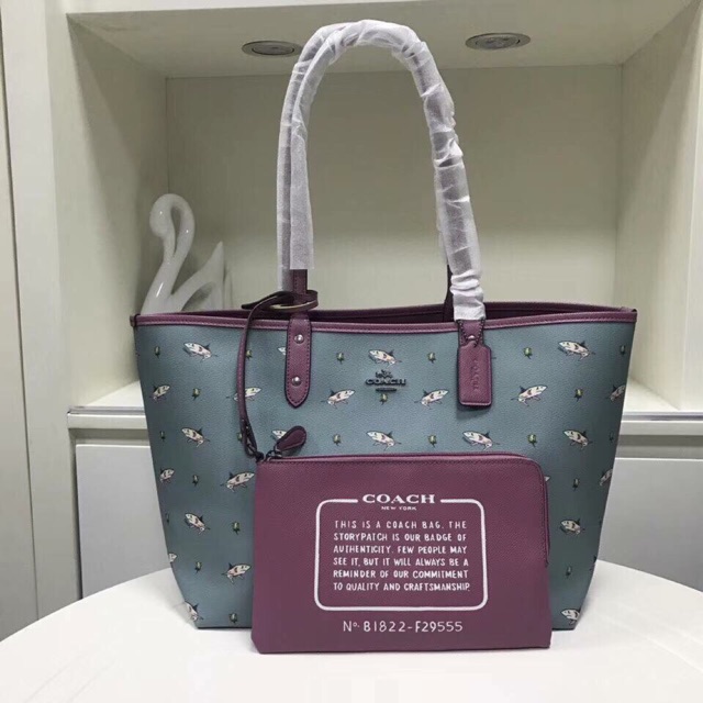 coach reversible tote bag