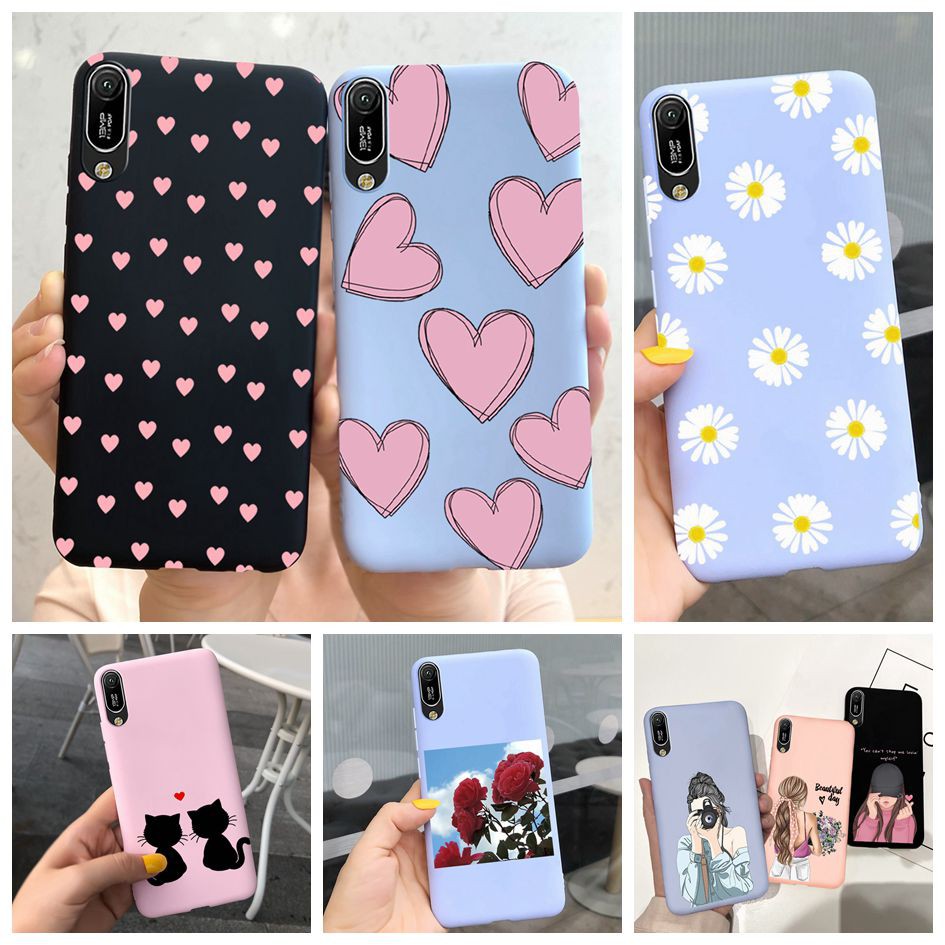 Huawei Y6 Pro 2019 MRD-LX2 Case Fashion Love Heart Painted Shockproof Cover  Huawei Y6 Pro Y6Pro 2017 SLA-L22 Soft Casing | Shopee Philippines