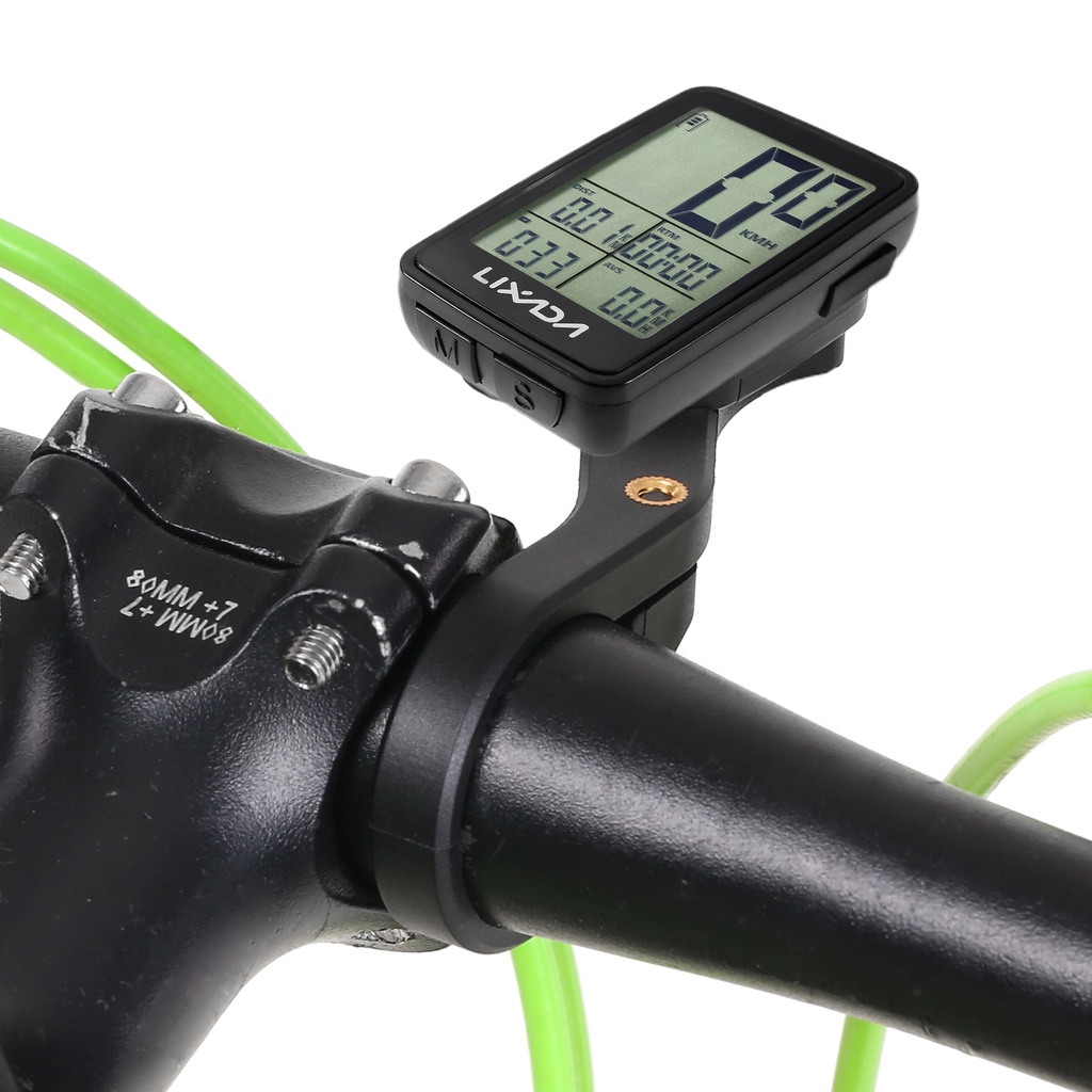 lixada usb rechargeable wireless bike computer