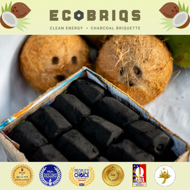 2kgs Coconut Charcoal Briquettes (~28pcs) | Shopee Philippines