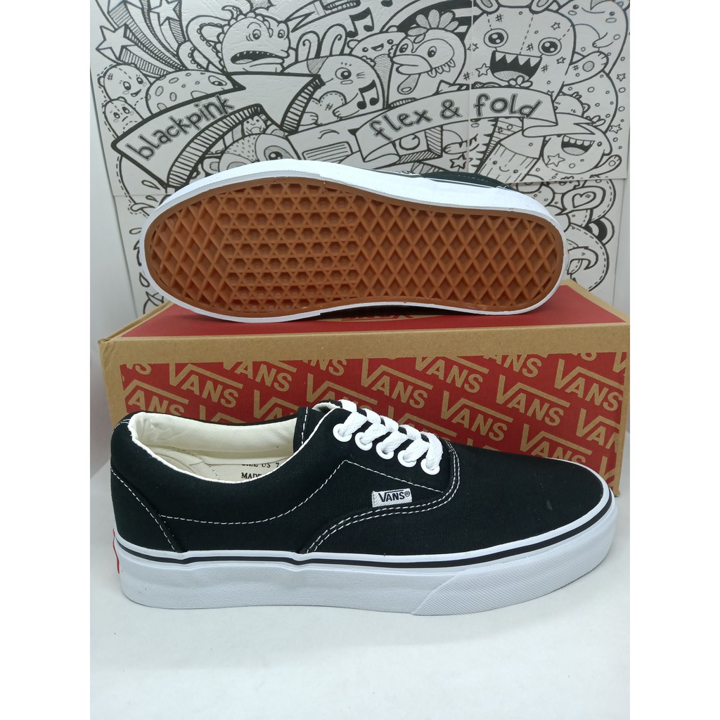 mens vans era black