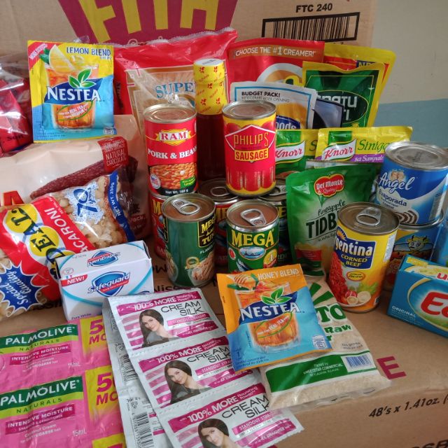 Grocery packages worth of 1,020 Shopee Philippines