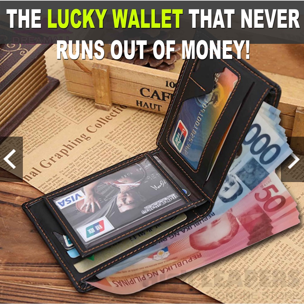 GUBINTU WALLET Bi-Fold Men's Leather Wallet 8qvW | Shopee Philippines